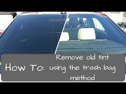 Window tint can also help keep car interior temperatures in check. Window Tinting Remove Old Tint Trash Bag Method Youtube Diy Window Tint Tinted Windows Tints