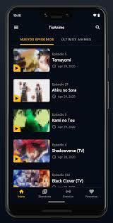 Platform to comfortably watch anime series. Tio Anime Apk