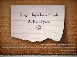 Namanya 'al kahfi' berarti 'gua', dan di dalamnya terdapat kisah para pemuda yang ditidurkan selama ratusan tahun di dalam gua. Kemuliaan Membaca Surat Al Kahfi Di Hari Jumat Bacaekon Com