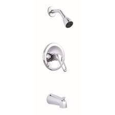 8/4/2016 dimensions and specifications are subject to change. Premier Part 3552559 Premier Bayview Single Handle 1 Spray Tub And Shower Faucet In Chrome With Valve Tub Shower Faucet Sets Home Depot Pro