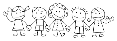 Black And White People Holding Hands Art Stick People Clip Art 38908 Clip Art Stick Figures Human Painting