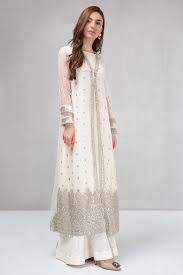 Suit Off White Sf 1653 Pakistani White Dress Stylish Dress Designs Pakistani Fashion Party Wear