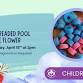 Giant Beaded Pool Noodle Flower event in Meriden, CT