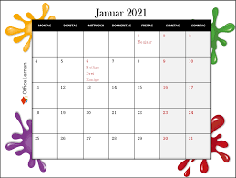 Unser ferienkalender 2021 für alle bundesländer in österreich. Powerpoint Kostenlose Kalendervorlagen 2021 Office Lernen Com