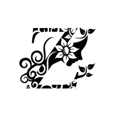 Download a free preview or high quality adobe illustrator ai, eps, pdf and high resolution jpeg versions. Flower Clipart Black Alphabet Z With White Background Download Free Flower Clipart Designs Gallery Web Arts Free Flower Clipart Flower Clipart Clip Art