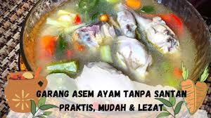 Biasanya garang asem menggunakan daun pisang dan olahan ayam sebagai bahan utama. Garang Asem Ayam Tanpa Santan Praktis Mudah Lezat Garang Asam T Resep Masakan Indonesia Masakan Indonesia Ayam