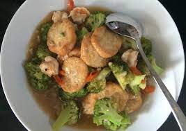 Sapo tahu jamur | resep #391 sapo tahu jamur adalah masakan oriental yang memiliki gizi lengkap karena mengandung. Resep Sapo Tahu Brokoli Tumis Udang Oleh Ayundaafdal Cookpad
