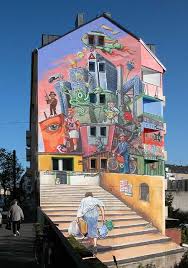 Die alte halle von teppich frick in flingern, wo heute das b8 center und das landgericht stehen sei so ein ort gewesen. Wandbild Das Tor Zu Flingern Von Farbfieber U A 40 Urban Art Dusseldorf