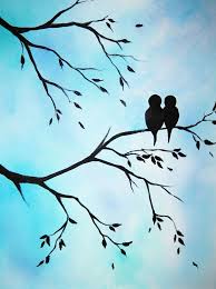 Pin By Gloria Hedgpeth On Silhouettes Silhouette Painting Contemporary Art Canvas Abstract Art Painting