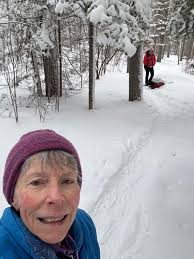 Snowy flight. Superior Wisconsin