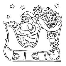Santa Sleigh Coloring Pages Merry Christmas Coloring Pages Santa Coloring Pages Coloring Pages