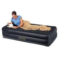 Extra Sturdy Twin Air Bed Beds Brylanehome Air Bed Air Mattress Camping Camping Pillows