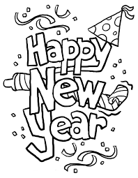 You can print and use this coloring page in your classrooms or home. Free Happy New Year Colouring Pages For Kids