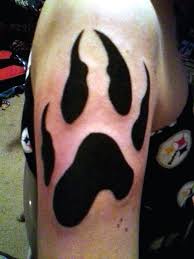 If you do plan on getting a realistic paw print of one of these animals, make sure you plan on using a larger area of your body, such as your chest or back. Wolf Paw Print Tattoo By Ccoolchic1 On Deviantart