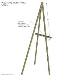 How to drill holes in acrylic: Diy Welcome Sign And Stand Wedding Signs Diy Sign Stand Diy Wedding Easel