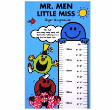 Mr Men Little Miss Height Chart
