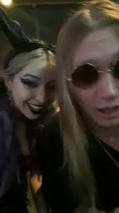 Ozzy & the bat 🦇 🎸🔥 @captain.jasparrow #ozzyosbourne #bat #halloween  #couplescostume #costume