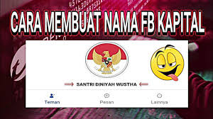 Check spelling or type a new query. Cara Membuat Nama Fb Kapital Youtube