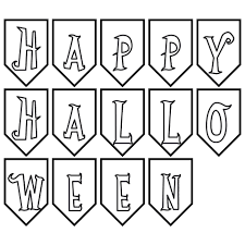 The set includes facts about parachutes, the statue of liberty, and more. 10 Best Printable Coloring Happy Halloween Banner Printablee Com
