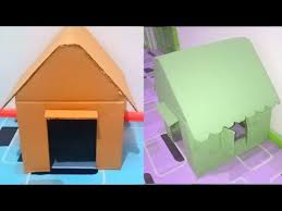 Cara membuat rumah rumahan pakai kardus. Kardus Bekas Cara Membuat Rumah Kucing Dari Kardus Content