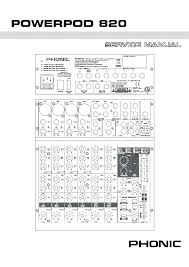 Phonic roadgear 260 plus consola potenciada bafles portatil. Phonic Roadgear 160 260 Service Manual Download Schematics Eeprom Repair Info For Electronics Experts