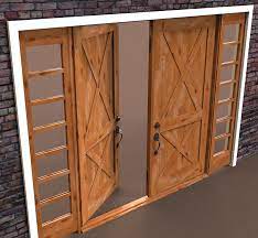 This reduces the security issues but can be inconvenient if you don't want to carry keys or need to lock it in a hurry or. Options For Double Doors Rustica