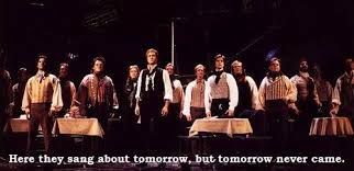 Empty Chairs At Empty Tables Where My Friends Will Sing No More Les Miserables Concert Dance