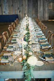 Rustic wedding table settings include a vast array of ideas, where you can play with your creativity and bring loads of innovations to table decor. 18 Rustic Greenery Wedding Table Decorations You Will Love Rustic Wedding Table Rustic Wedding Table Decor Wedding Table
