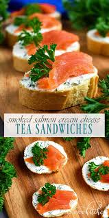 Smoked Salmon Cream Cheese Tea Sandwiches Olga In The Kitchen Recipe Salmon Cream Cheese Tea Sandwiches Recipes Smoked Salmon Cream Cheese