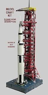 Launch Umbilical Tower Lut Craft Model For Monogram Airfix 144 Saturn V Pls Read Saturn Space Travel Paper Models