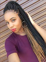 Blonde And Black Box Braids Black Box Braids Short Box Braids Box Braids Hairstyles
