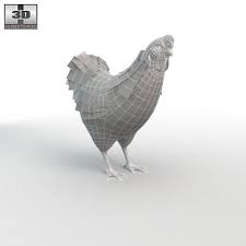 Highly Detailed And Realistic Chicken 3d Model 3d Model Model Realistic