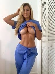 Cute young girlie is a kinky nurse practitioner. Nurse