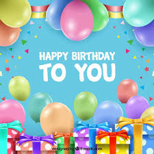 A party is as incomplete without balloons as a birthday cake is without candles. Happy Birthday Background With Gifts And Balloons Free Vector Nohat Free For Designer