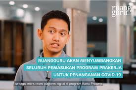 Check spelling or type a new query. Ruangguru Sumbangkan Pendapatan Dari Program Prakerja Untuk Penanganan Corona Halaman All Kompas Com