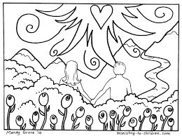 The 'adam and eve leave' printable coloring sheet is a fantastic visual for children to remember how adam and eve's sin had consequences. Adam And Eve Coloring Pages Free Printable
