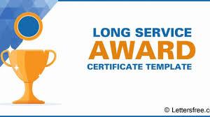 You can use this certificate pdf template to present students with a beautifully designed certificate, something they'll cherish for years to come. Long Service Award Certificate Template Sample Format