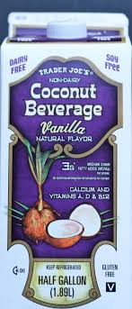 trader joe s vanilla coconut beverage