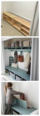 Closet Mudroom Bench With Hinge Up Boot Storage Compartment Ana White Some families may want to have this space the same color as the existing walls in. closet mudroom bench with hinge up boot