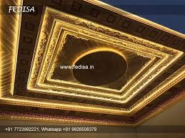 Another option is using a painting your ceiling in a contrasting color with the all will make it look even better than merely using white. Wood Ceiling New Modern Ceiling Design New Pop Design For Hall 2019 New Pop Design For Home Fedisa Furniture