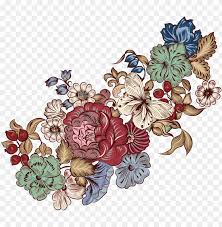 A contemporary japanese garden with fence on the background. Motif Clip Art Vintage Decorative Flora Petal Japanese Floral Design Png Image With Transparent Background Toppng