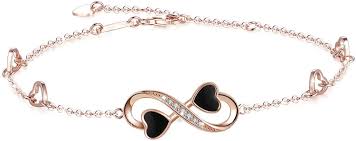 Liturgical colours are specific colours used for vestments and hangings within the context of christian liturgy.the symbolism of violet, white, green, red, gold, black, rose and other colours may serve to underline moods appropriate to a season of the liturgical year or may highlight a special occasion. Buy Onesight Infinity Ankle Bracelet For Women 925 Sterling Silver Charm Adjustable Anklet White Rose Gold Colors Online In Turkey B07q7zm7dp