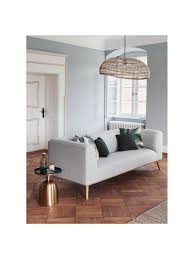 Savannah 5 piece sliding x barn door entertainment wall unit. Sofa Archie 3 Sitzer In Hellgrau Mit Eichenholz Fussen Westwingnow