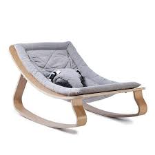Charlie Crane Levo Baby Rocker In Beech And Sweet Grey Baby Rocker Baby Bouncer Baby Design