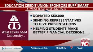 West texas credit union, odessa, tx. Education Credit Union Becomes Naming Sponsor Of Student Financial Service With West Texas A M