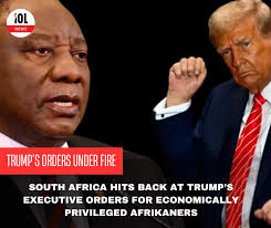 The South African government in Pretoria has hit back at US President  Donald Trump and his executive orders which were issued