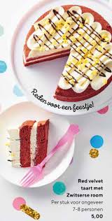 Red Velvet Taart Met Zwitserse Room Aanbieding Bij Jumbo