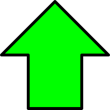 Green Up Arrow Clip Art at Clker.com - vector clip art online, royalty free  & public domain