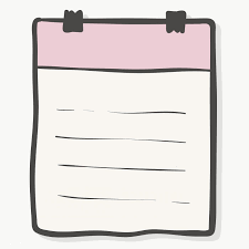 Blank Lined Paper Note With Binder Paper Clips Transparent Png Free Image By Rawpixel Com Chayanit Note Paper Free Paper Printables Binder Paper