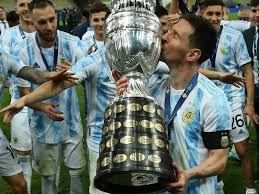 It was the footballing equivalent of turning up to an important business meeting in flip flops and a hawaiian shirt. Football Legend Lionel Messi Finally Wins Elusive International Trophy For Argentina